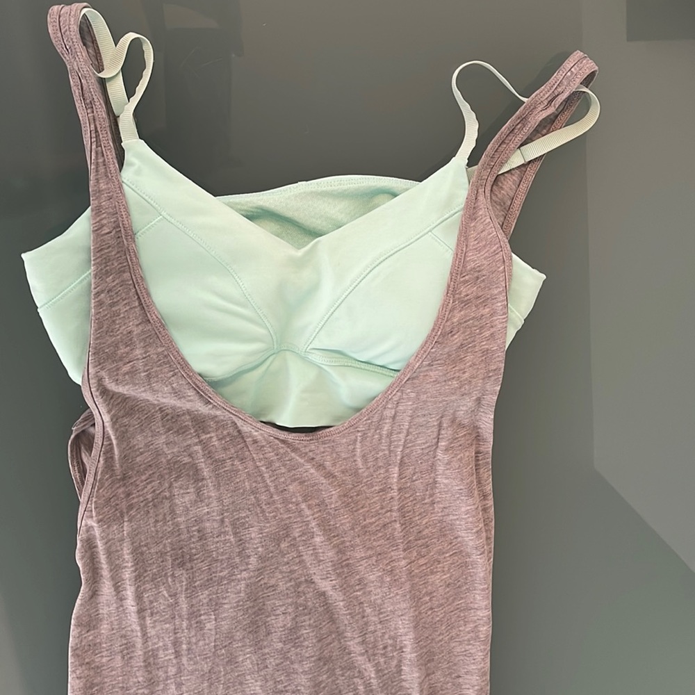 Lululemon tank with bra